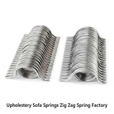 High Carbon Steel Wire Zigzag Spring for Sofa with 50mm Height and 4kg/Roll Packing