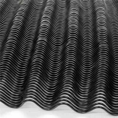 4-8 Coils Black Electroplating Zigzag Spring Customized Length for Sofa Seat Support