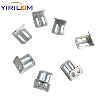Zinc Coated 4 Hole Spring Clip for Sofa Furniture with Half Plastic Cover