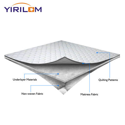 Bed Mattress Quilting High Density Polyester Fabric Quilting Knitted