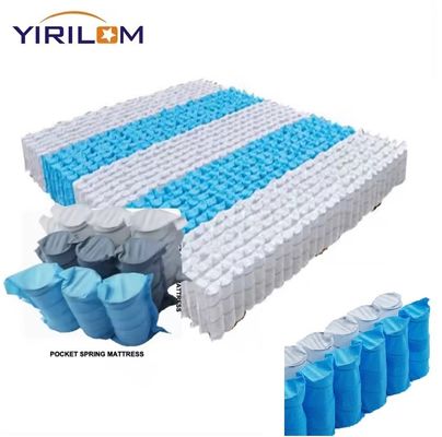 Hot sale Roll Packed 5-Zone Pocket Coil Spring Mattress Pocket Spring