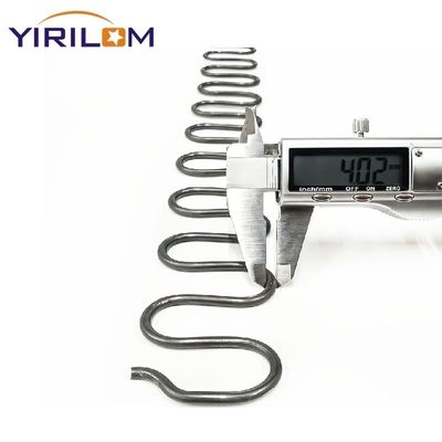 3.8mm Wire Diameter High Carbon Steel Zigzag Spring with Electroplating for Sofa and Furniture