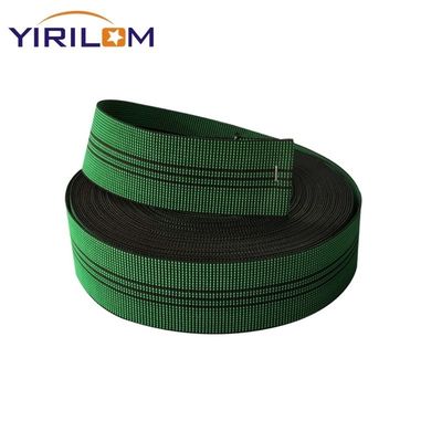 Good price Polypropylene Rubber Upholstery Webbing with 50% Stretch and 1.5mm Thickness for Sofa Elastic Webbing online