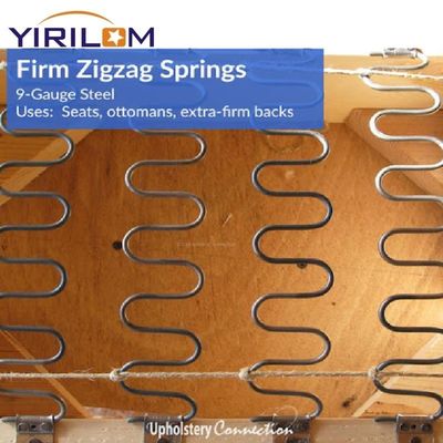 High Carbon Steel Wire Zigzag Spring with Anti-rust Coating and 50mm Height for Sofa and Furniture