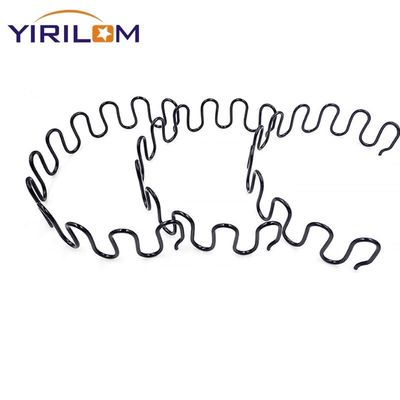 3.8mm Wire Diameter Electroplating Zigzag Spring Customized Size for Sofa and Furniture