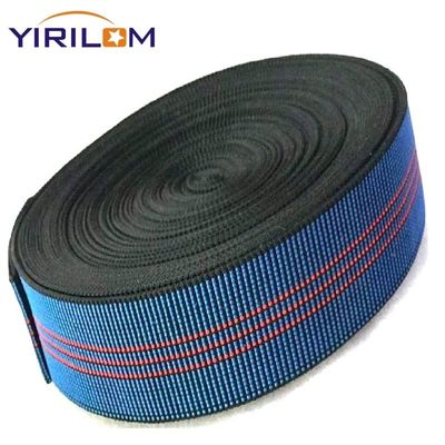 Polypropylene Rubber Sofa Webbing with 50% Elongation and Customizable Length for Furniture Support