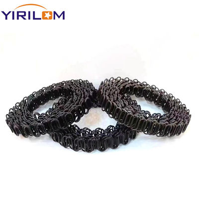 Customized Length Black Epoxy Coated S-Shaped Zigzag Spring for Sofa Support