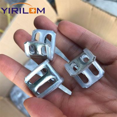 Good price Custom 4-Hole Zinc Coated Half Plastic Covered Sofa Spring Clip for Fixing Zigzag Springs online