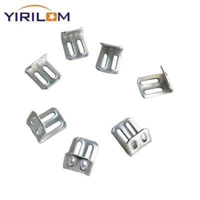 Half Plastic Covered Zinc Coated 4-5 Holes Sofa Spring Clip for Zigzag Spring Furniture Accessories