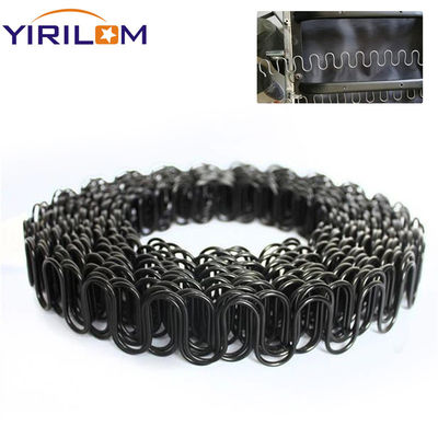 Customized Black 4.0mm Wire Diameter Zig Zag Spring For Bed Sofa Or Chair