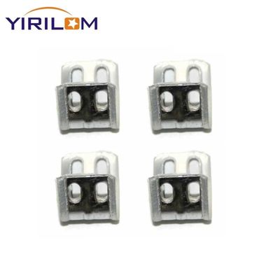 4-Hole Zinc Coated Sofa Spring Clip Half Plastic Covered for Zigzag Spring Furniture Hardware