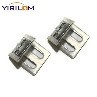 4-Hole Zinc Coated Spring Clip for Sofa with Half Plastic Cover for Secure Furniture Fastening