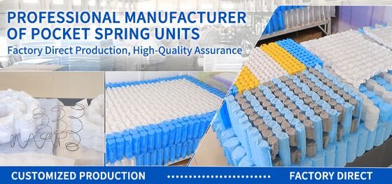 Independent Springs Mattress Pocket Spring with High Carbon Steel Wire and Non-Woven Fabric Cover