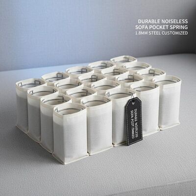 Good price 1.8mm Steel Noiseless Breathable Sofa Pocket Spring for Customized Sofa Cushion online