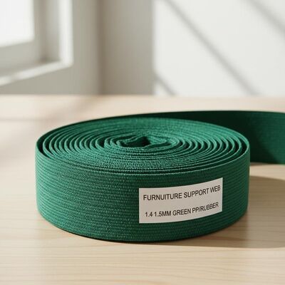 Good price 1.4mm-1.5mm Thickness Polypropylene Rubber Sofa Webbing with High Durability for Furniture Support online
