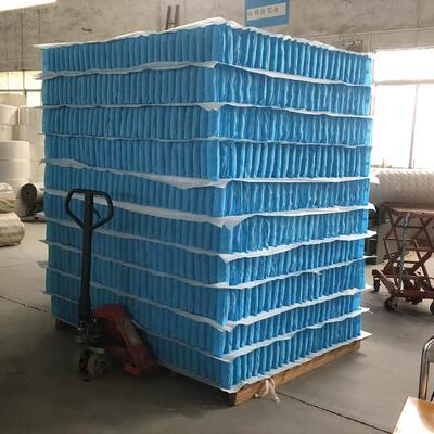 High Carbon Steel Wire Mattress Pocket Spring Unit with Independent Nested Springs for Body Contouring Support