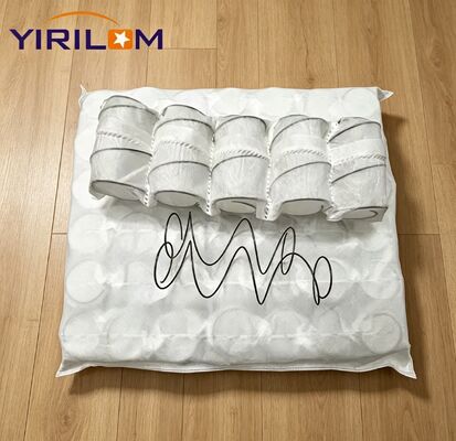 Customizable Height 6-23cm Noiseless Independent Sofa Pocket Spring Unit with High Carbon Steel Wire for Furniture Manufacturers