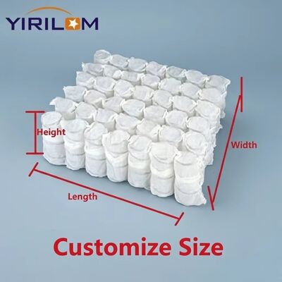 2.0mm Wire High Carbon Steel Compressed Roll Packing Sofa Pocket Spring Unit for Seating Manufacturers