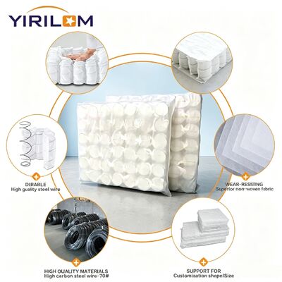 Factory Direct 1.0mm-2.3mm Steel Wire Sofa Pocket Spring with 6-25cm Height and Customized Size