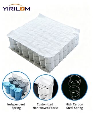Customized Size Sofa Pocket Spring Unit with #70 Steel Wire and Durable Fabric Cover for Modular Furniture