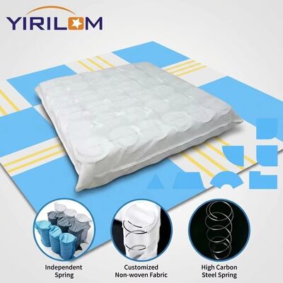 Breathable Non-woven 80gsm High Carbon Steel Wire Independent Sofa Pocket Spring for Ventilated Seating