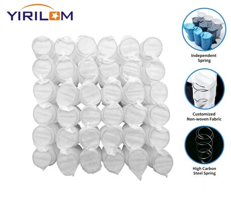 Non-woven Fabric Wrapped Independent Pocket Spring with Customized Size and Steel Wire for Furniture Seating