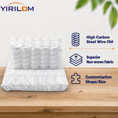 1.9mm-2.3mm Steel Wire Pocket Coil Spring for Sofa with 6-12cm Height and Customizable Size