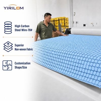 Edge Reinforced Mini Pocket Spring Layer Non-Woven Fabric Encased Coils for Mattress Comfort Support Custom Size