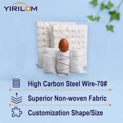 Zero Noise Steel Wire Pocket Spring for Sofa Cushion with Customized Size