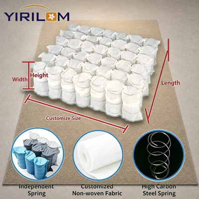 Roll Packed Independent Pocket Spring Pack for Sofa Seat Assembly for Upholstery Furniture Manufacturers