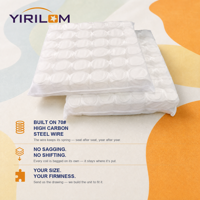 Bulk Wholesale Independent Pocket Spring Pack for Recliner Seat Cushion for Upholstered Furniture Manufacturers