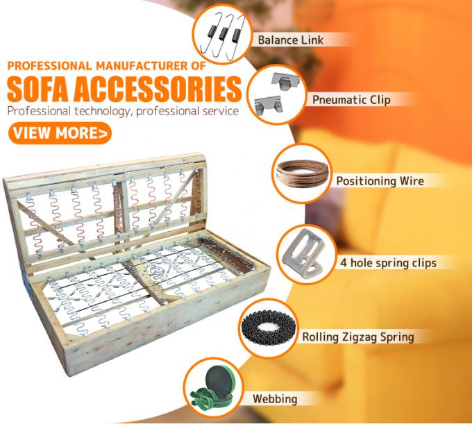OEM Furniture Accessory 2.0mm Spring Wire Paper Fixing Wire for Sofa Zig Zag Spring 2