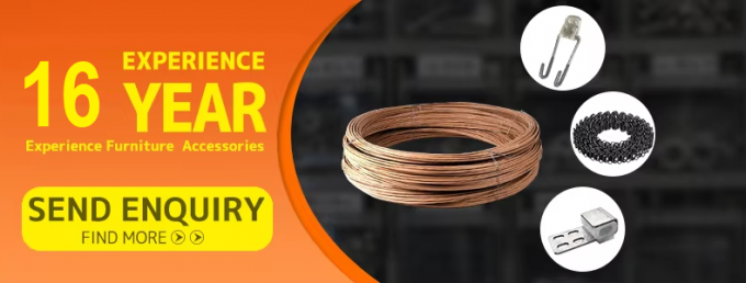 OEM Furniture Accessory 2.0mm Spring Wire Paper Fixing Wire for Sofa Zig Zag Spring 13