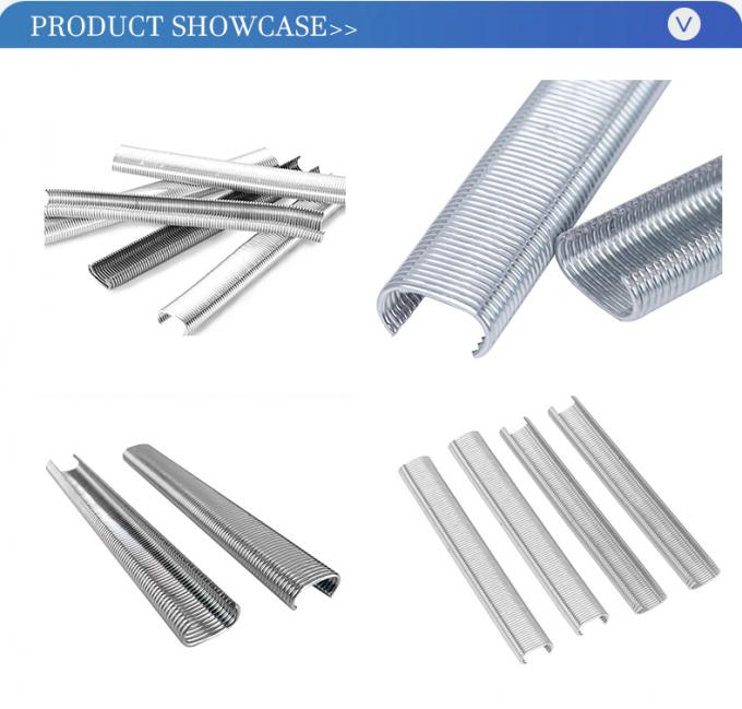 Galvanized Curved C Type Rings Nails Shock-resistant Anti-loose Industrial Equipment Hog Rings Staple 5