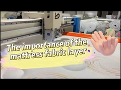 High Density 30D Polyester 3cm Thickness Knitted Quilting Fabric for Bed Mattress Covers