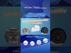 Compressed Individually Wrapped Sofa Spring Coils Pocket Spring For Sofa Cushion