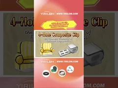 4 Hole Modern Design Zigzag Spring Sofa Clips Metal Plastic Composite for Sofas