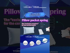 Supply 1.0mm Galvanized Steel 3inch Height Pocket Spring Unit Pocket Spring For Pillow